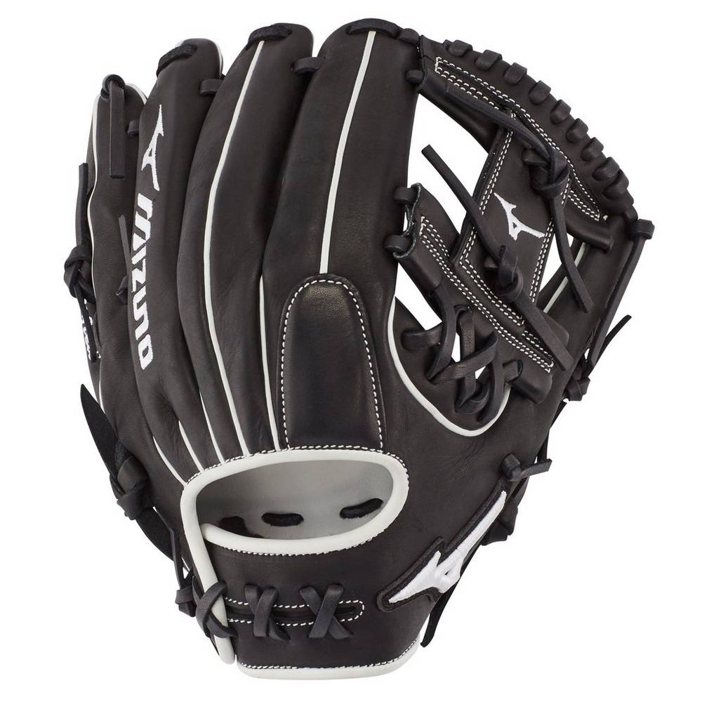 Damske Rukavice Mizuno Pro Select Fastpitch 11.75" Softball Čierne Vypredaj PYRW51037